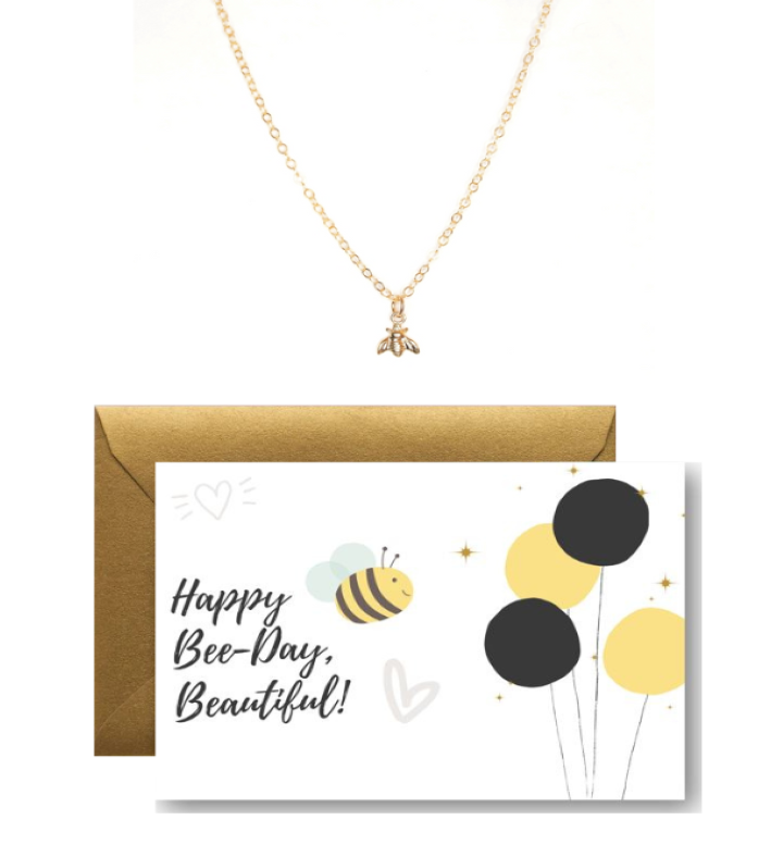 14k Gold Filled Bee Necklace