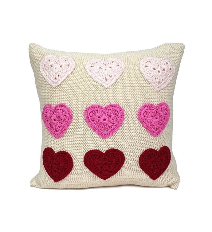 Ombre Heart Pillow