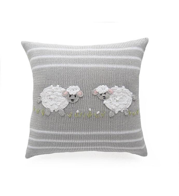 Lamb Pillow, Grey