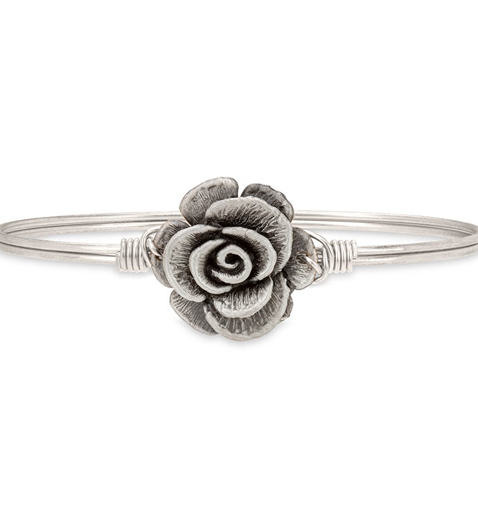 Rose Bangle Bracelet