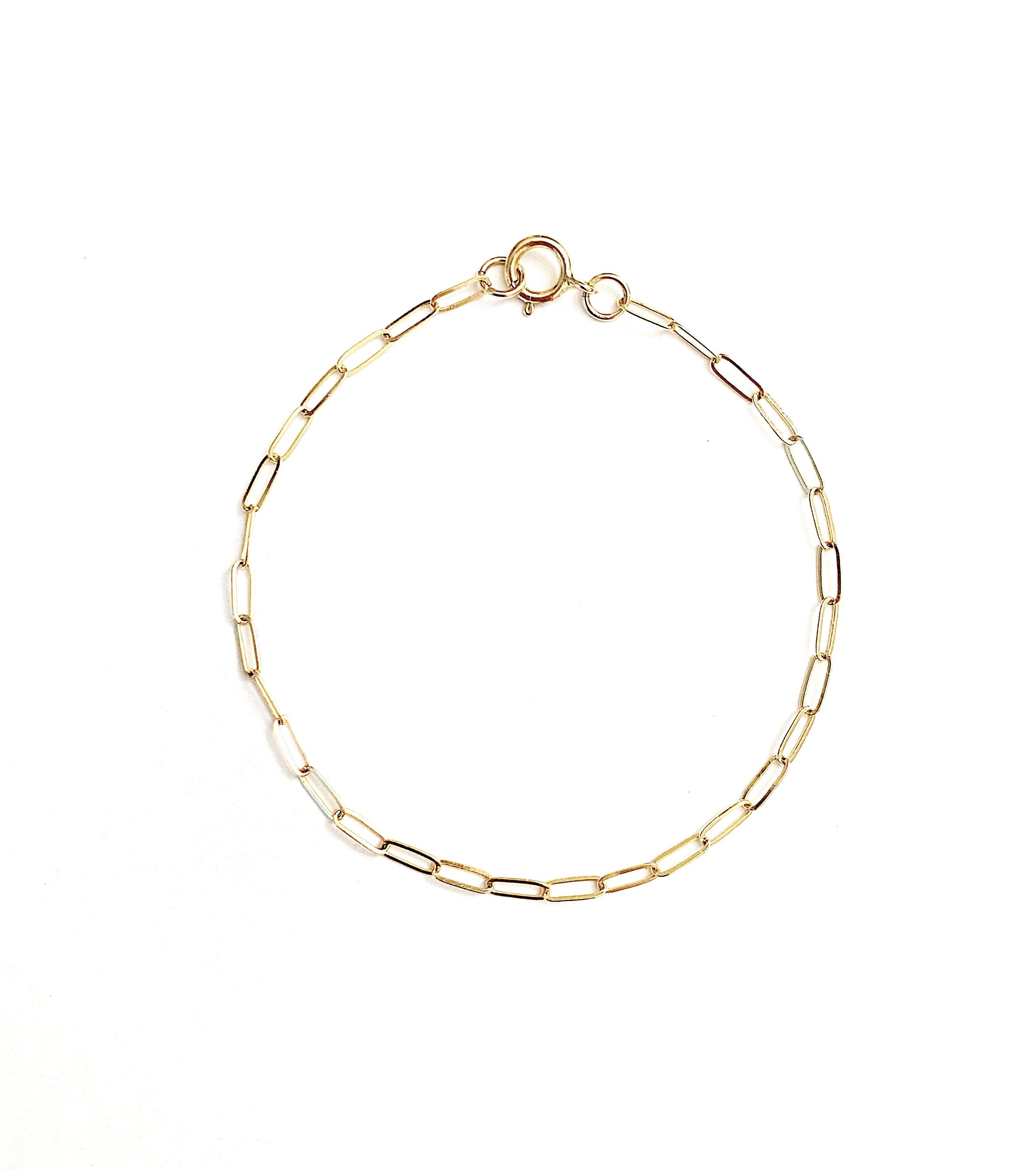 14k Gold Filled Chain Bracelet