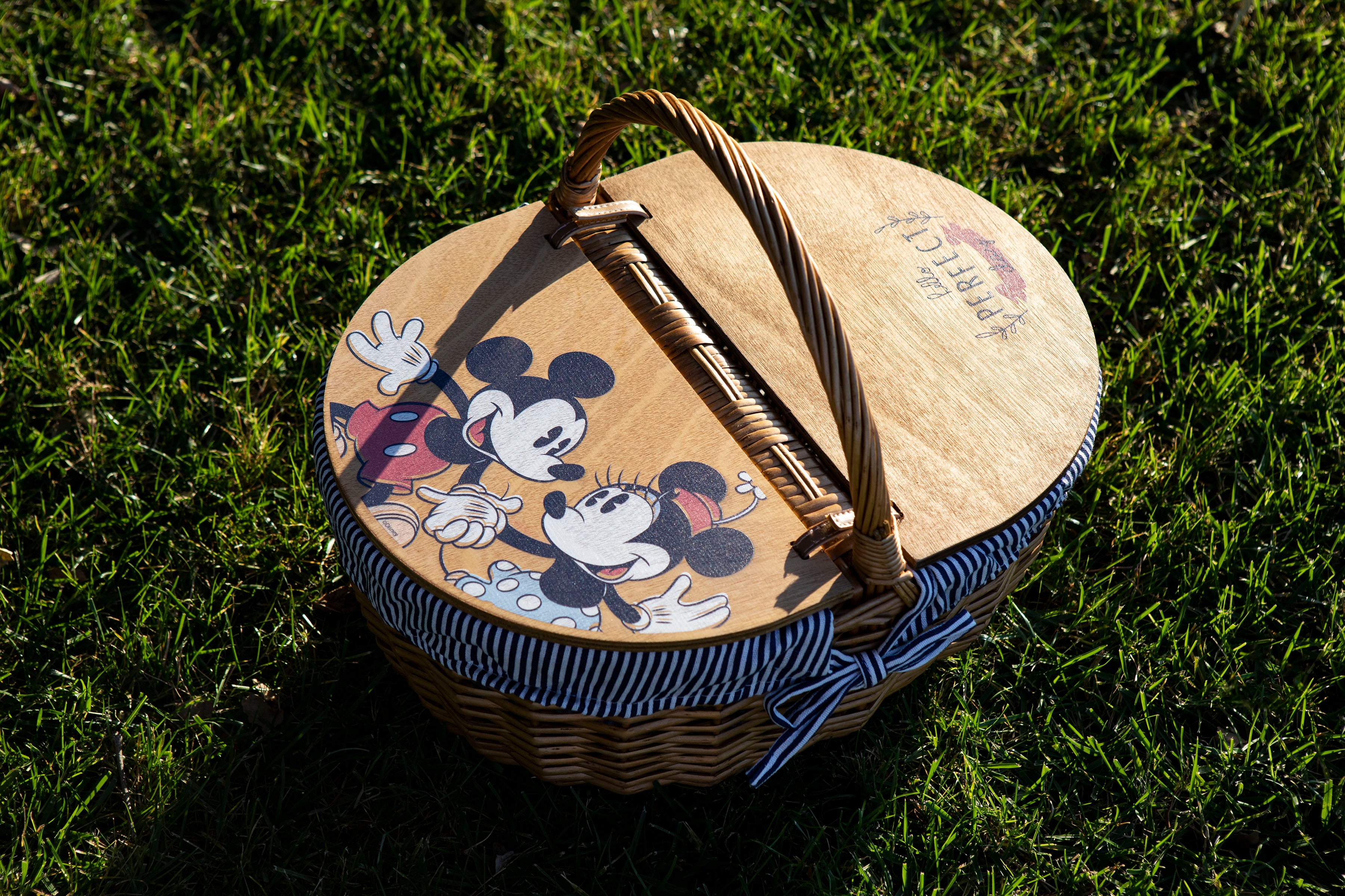 Mickey And Minnie Country Picnic Basket