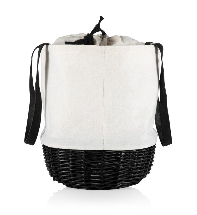 Coronado Canvas And Willow Basket Tote