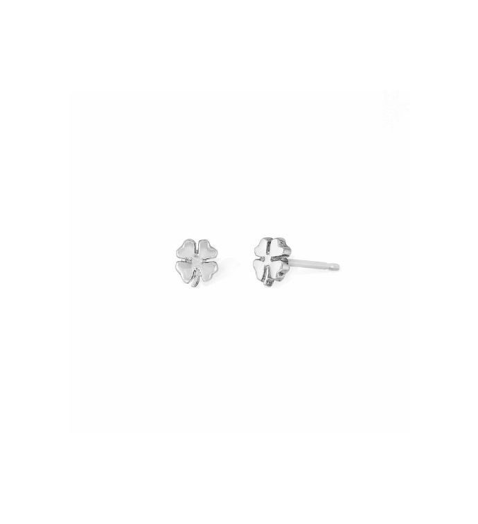 Lucky Four-leaf Clover Studs