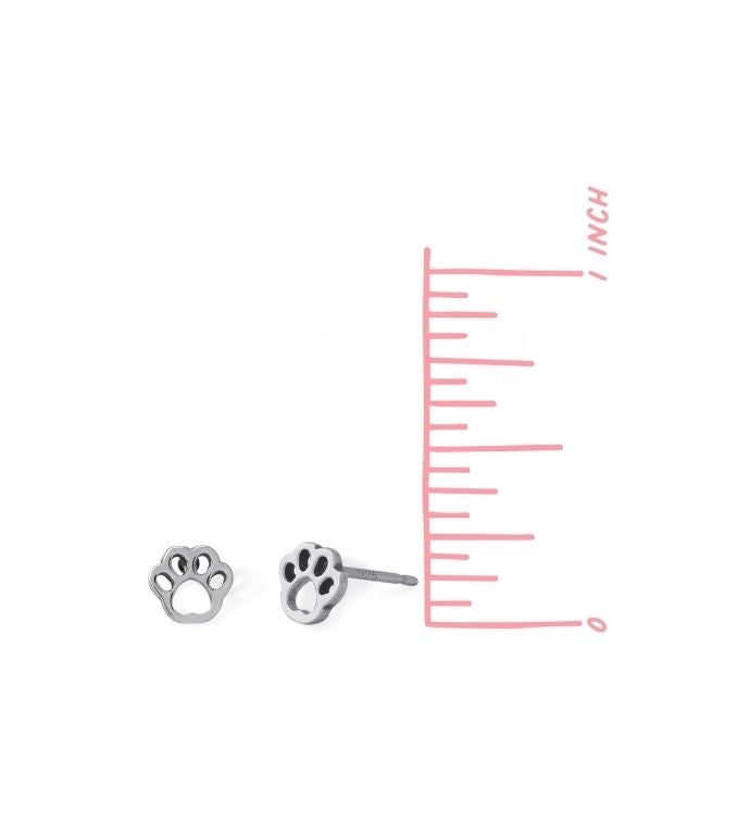 Puppy Dog Paw Studs