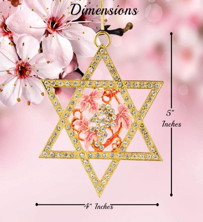 Traditional Star Of David Hanging Ornament