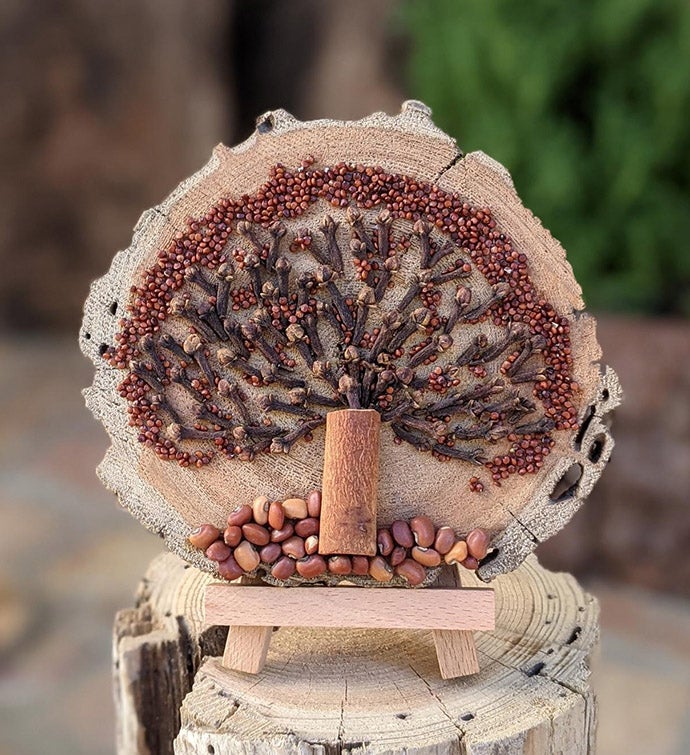 Seed Art Home Decor Centerpiece