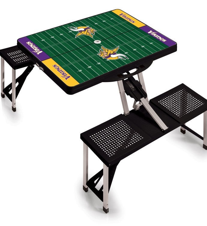 NHL Picnic Table Portable Folding Table With Seats