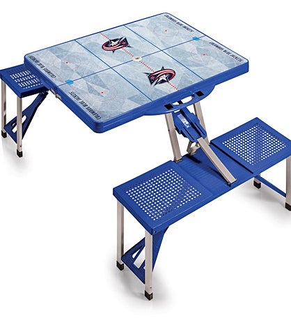 NHL Picnic Table Portable Folding Table With Seats
