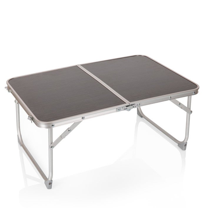 Concert Table Mini Portable Table, Charcoal Wood Grain