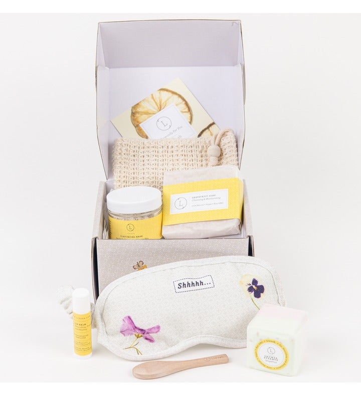 Thank You Gift Box - Natural Pampering Spa Citrus Gift Set - 6 Products