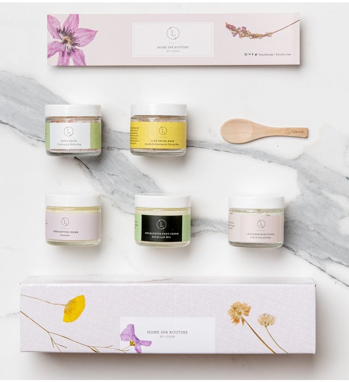  Happy Birthday Spa Gift Box - A Full Body Luxury Home Spa Routine Set