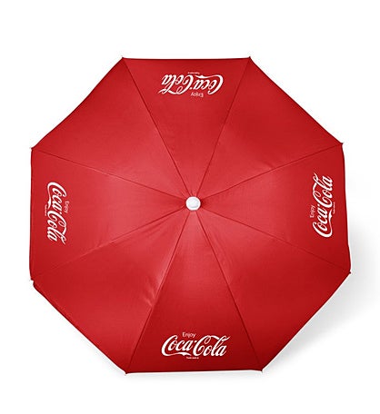 Enjoy Coca-cola - 5.5 Ft. Portable Beach Umbrella