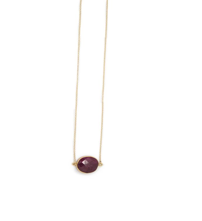 Mrs. Parker Necklace In Ruby