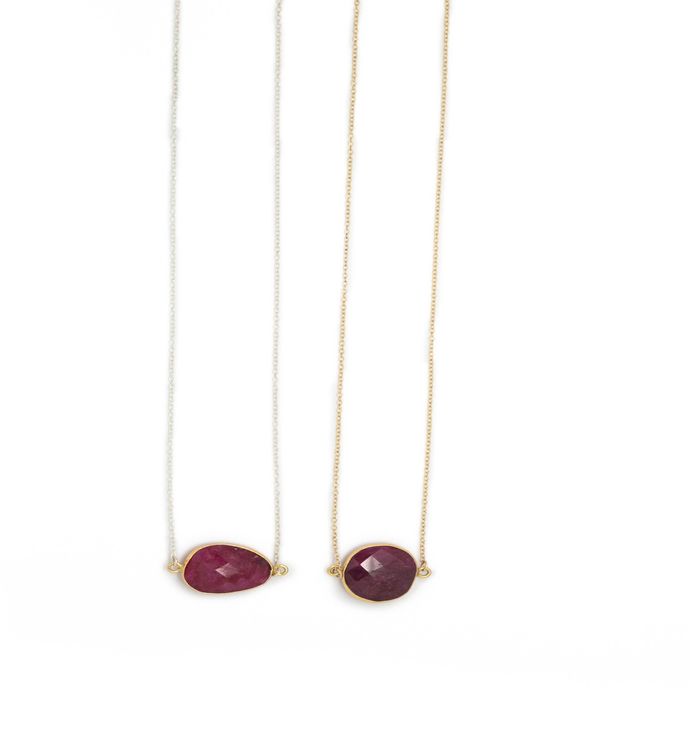 Mrs. Parker Necklace In Ruby