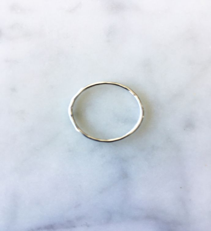 The Hammered Knuckle Ring