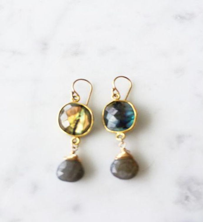  Victoria Ojai Earrings Labradorite
