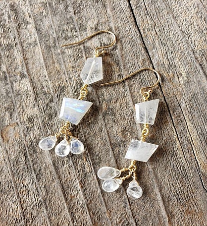 The Carmel By The Sea Earring In Moonstone