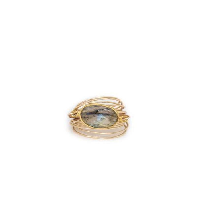 Torrey Ring In Labradorite