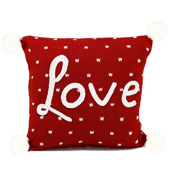 Crocheted Love Pillow