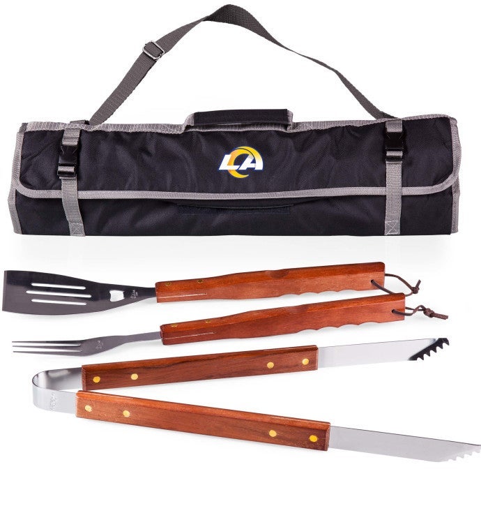 NFL 3-piece Bbq Tote & Grill Set