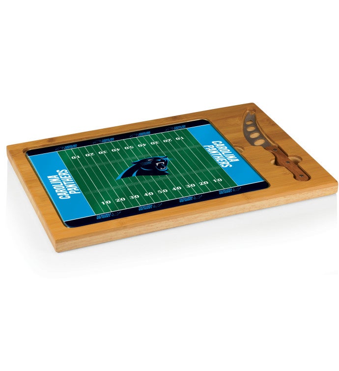 NFL Icon Glass Top Cutting Board & Knife Set
