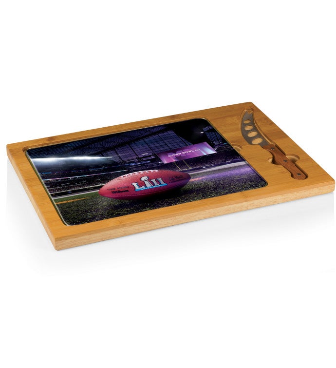 NFL Icon Glass Top Cutting Board & Knife Set