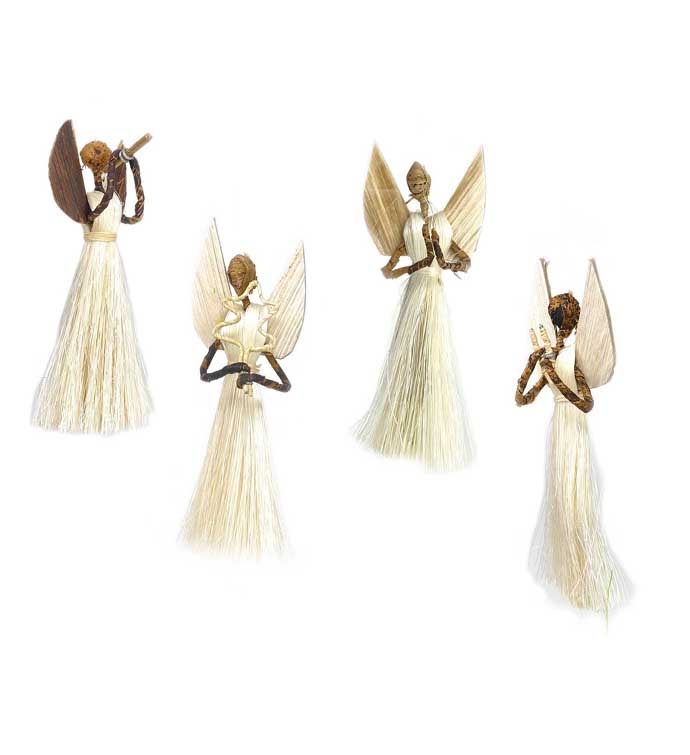 Sisal Angel Ornaments