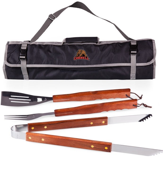 College 3 Piece BBQ Tote & Grill Set