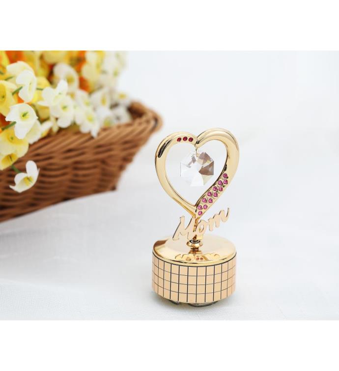 Mom Heart Wind-up Music Box