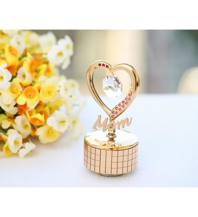 Mom Heart Wind-up Music Box