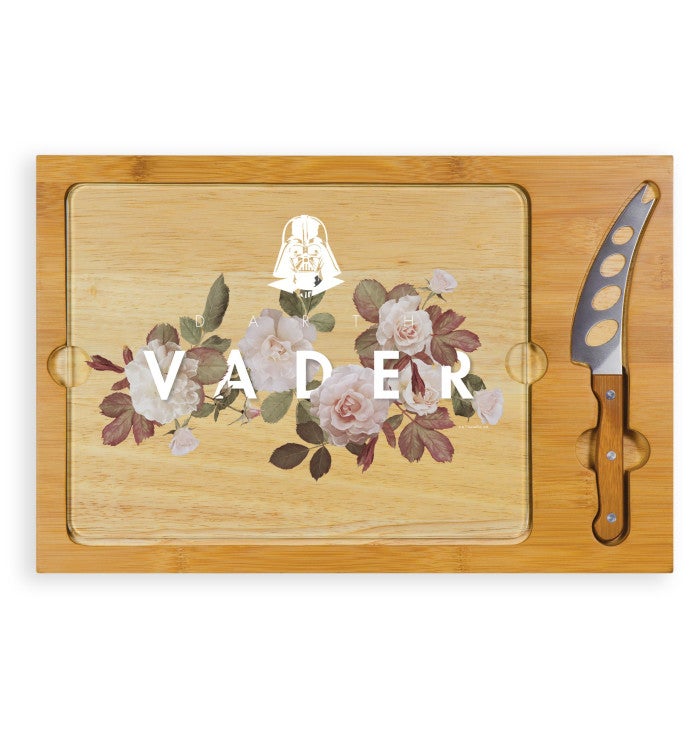 Disney Icon Glass Top Cutting Board & Knife Set