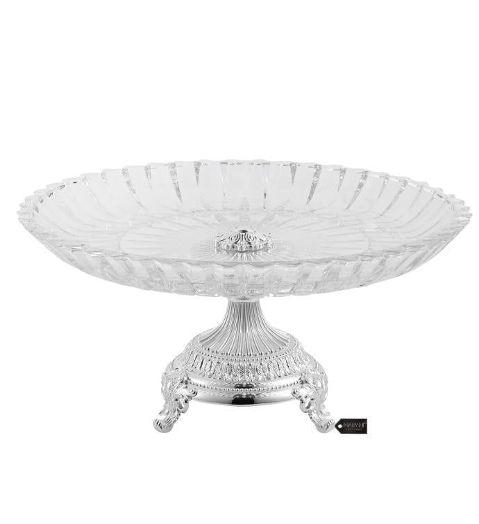 Crystal Cake Plate Centerpiece Decorative Dish