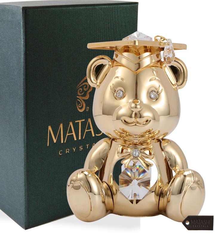 Graduation Bear With Matashi Crystals