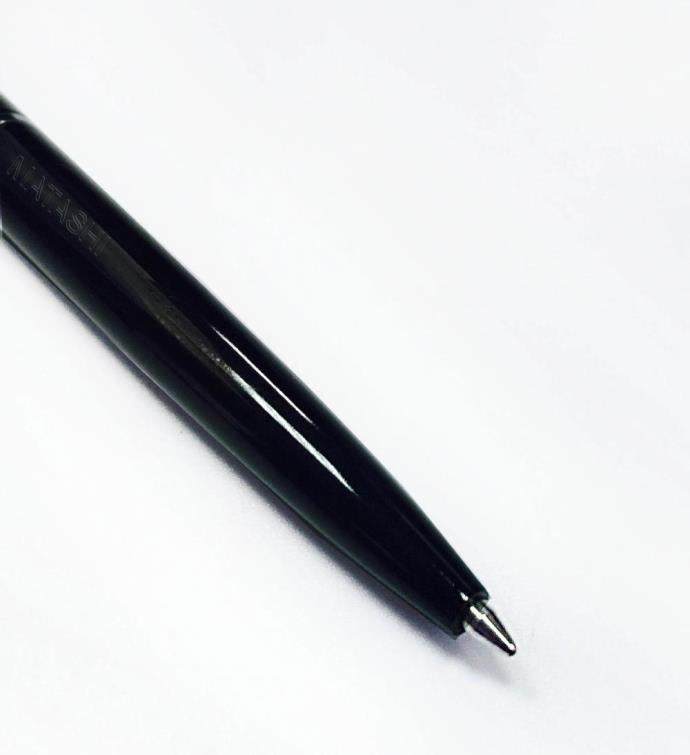 Plated Stylish Ballpoint Pen With A Crystalline Top