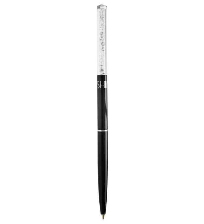 Plated Stylish Ballpoint Pen With A Crystalline Top