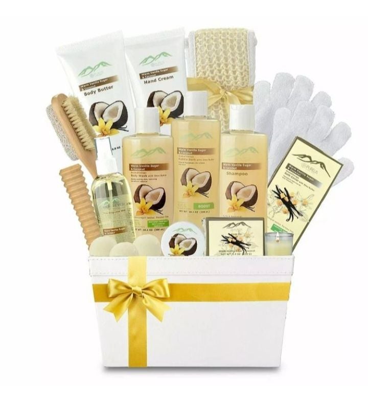 Deluxe 20 piece Bath & Body Gift Basket