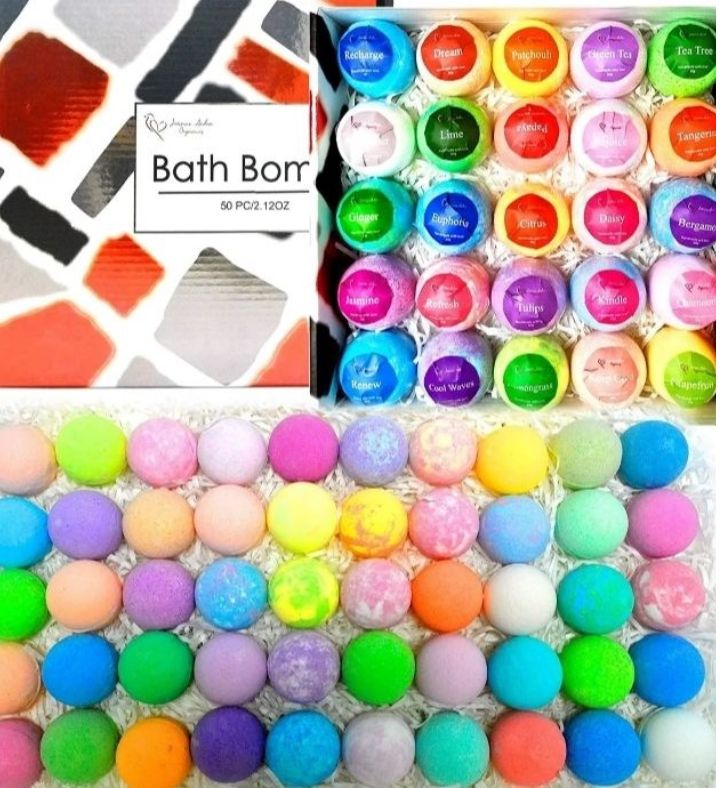 Bath Bombs 50 piece Set