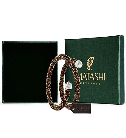 Matashi Krysta  Wrap Around Luxurious Crystal Bracelet