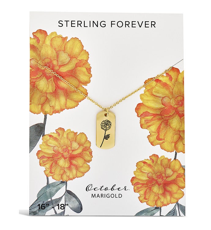 Birth Flower Necklace