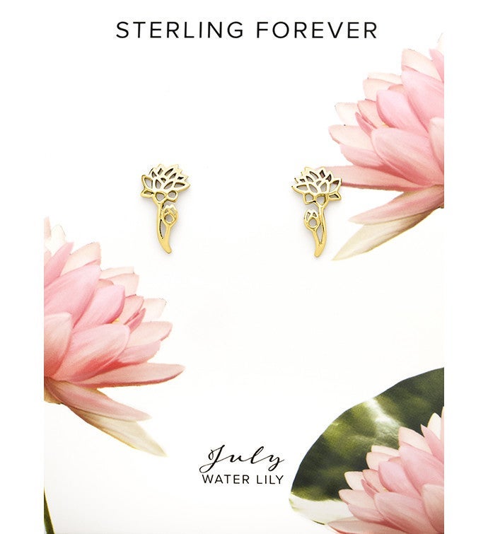 Birth Flower Earring Studs