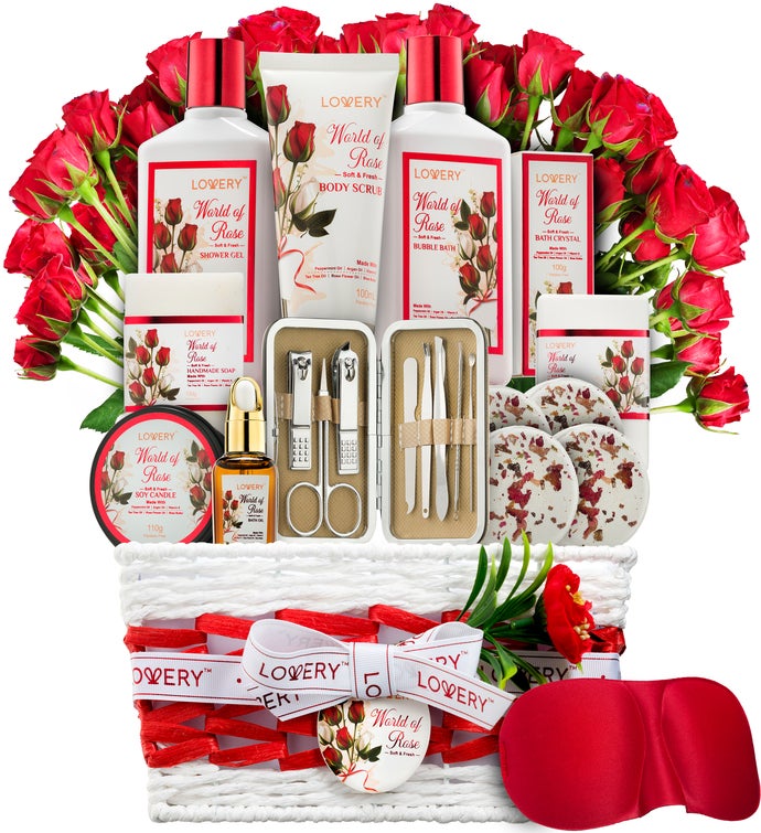 Red Rose Stress Relief Spa Kit