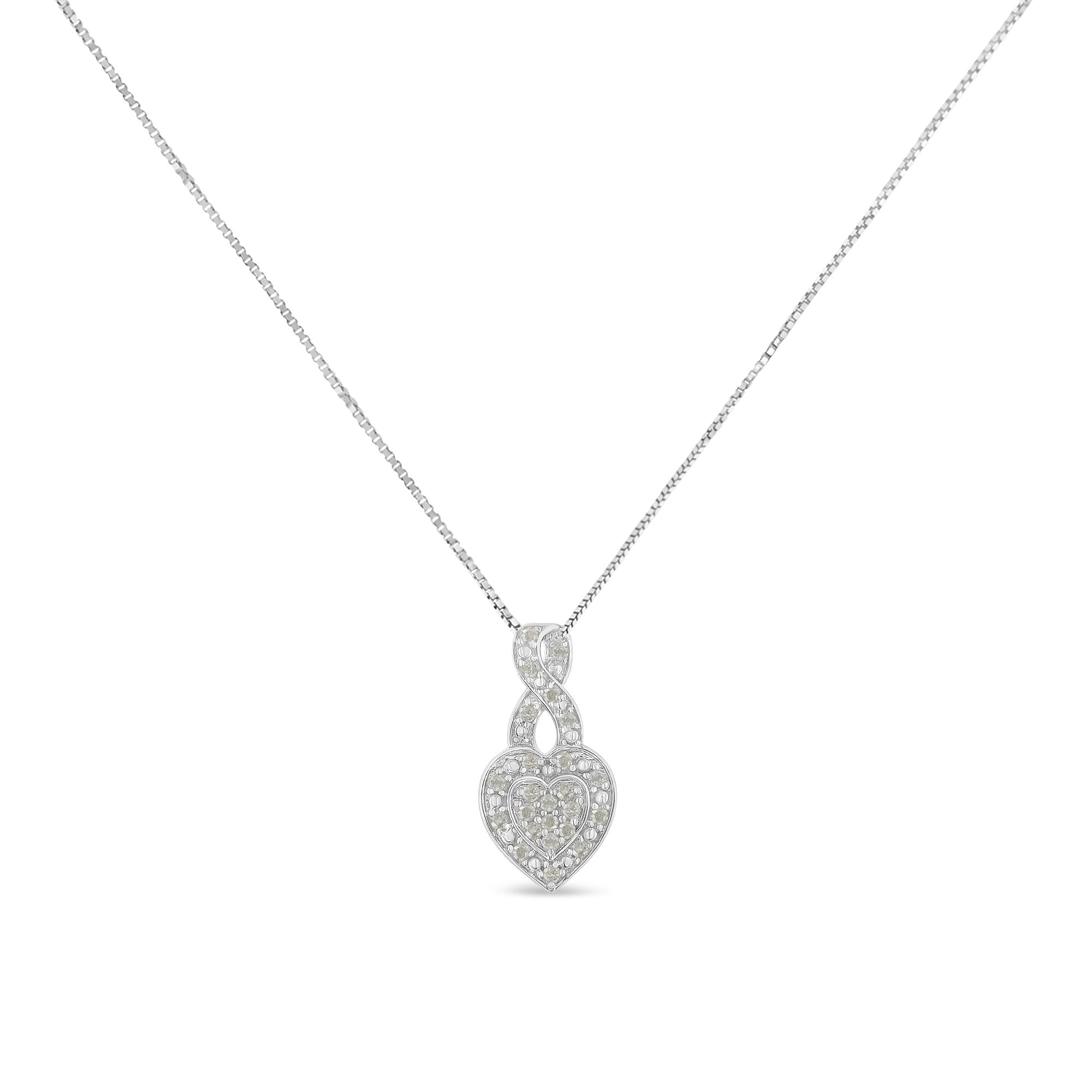 Diamond Heart Pendant Necklace