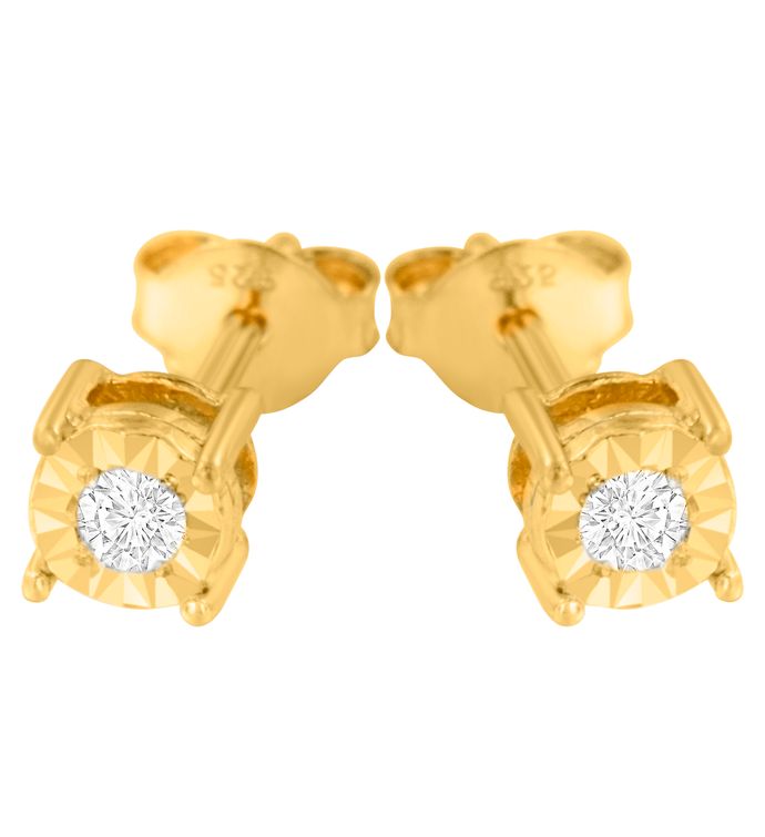 Bridal Wear 0.26 Carat Diamond Earrings Stud, 10 K at Rs 43500/piece in  Surat
