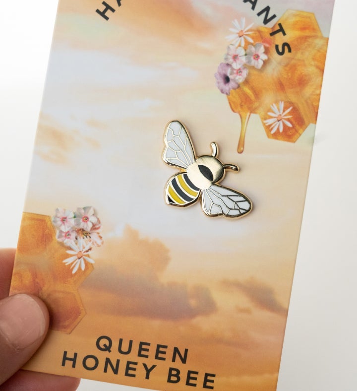 Honey Bee Hard Enamel Pin Brooch