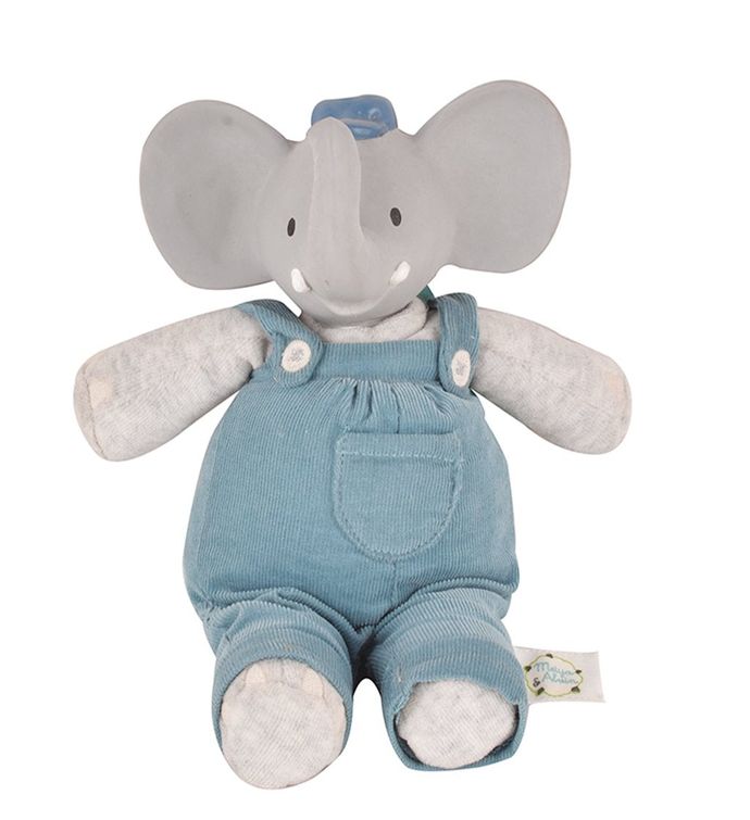 Alvin The Elephant - Organic Natural Rubber Head Toy