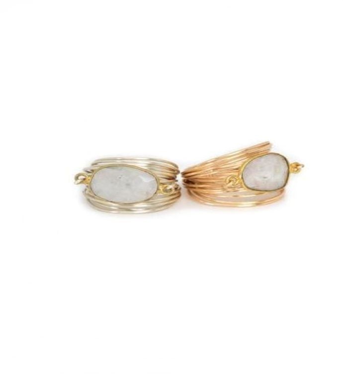 Torrey Ring in Moonstone - 14K Gold Fill