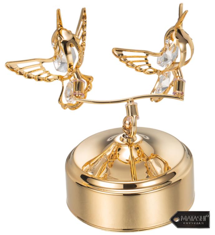 Gold Plated Nature Music Box