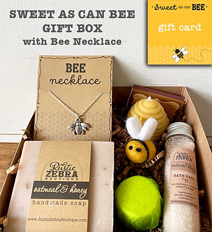 BEE GIFT BOX - bee inspired — Rustic Zebra Boutique