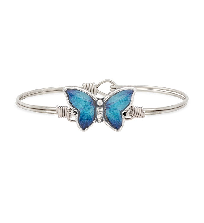 Luca + Danni Blue Morpho Butterfly Bracelet